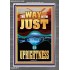 THE WAY OF THE JUST IS UPRIGHTNESS  Scriptural Décor  GWANCHOR12288  "25x33"