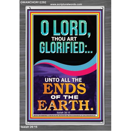 O LORD THOU ART GLORIFIED  Sciptural Décor  GWANCHOR12292  