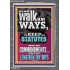 WALK IN MY WAYS AND KEEP MY COMMANDMENTS  Wall & Art Décor  GWANCHOR12296  "25x33"