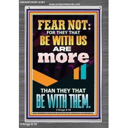THEY THAT BE WITH US ARE MORE THAN THEM  Modern Wall Art  GWANCHOR12301  "25x33"