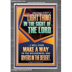 A WAY IN THE WILDERNESS AND RIVERS IN THE DESERT  Unique Bible Verse Portrait  GWANCHOR12344  