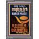 THE LORD BROUGHT ME FORTH INTO A LARGE PLACE  Art & Décor Portrait  GWANCHOR12347  