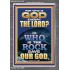 WHO IS THE ROCK SAVE OUR GOD  Art & Décor Portrait  GWANCHOR12348  "25x33"