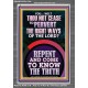 REPENT AND COME TO KNOW THE TRUTH  Large Custom Portrait   GWANCHOR12354  