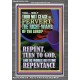 REPENT AND DO WORKS BEFITTING REPENTANCE  Custom Portrait   GWANCHOR12355  