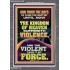 THE KINGDOM OF HEAVEN SUFFERETH VIOLENCE AND THE VIOLENT TAKE IT BY FORCE  Bible Verse Wall Art  GWANCHOR12389  "25x33"