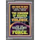THE KINGDOM OF HEAVEN SUFFERETH VIOLENCE AND THE VIOLENT TAKE IT BY FORCE  Bible Verse Wall Art  GWANCHOR12389  