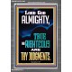 LORD GOD ALMIGHTY TRUE AND RIGHTEOUS ARE THY JUDGMENTS  Ultimate Inspirational Wall Art Portrait  GWANCHOR12661  