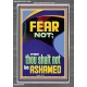 FEAR NOT FOR THOU SHALT NOT BE ASHAMED  Children Room  GWANCHOR12668  