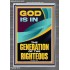 GOD IS IN THE GENERATION OF THE RIGHTEOUS  Ultimate Inspirational Wall Art  Portrait  GWANCHOR12679  "25x33"