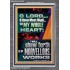 WITH MY WHOLE HEART I WILL SHEW FORTH ALL THY MARVELLOUS WORKS  Bible Verses Art Prints  GWANCHOR12997  "25x33"