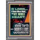 WITH MY WHOLE HEART I WILL SHEW FORTH ALL THY MARVELLOUS WORKS  Bible Verses Art Prints  GWANCHOR12997  