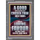 LOVING FAVOUR IS BETTER THAN SILVER AND GOLD  Scriptural Décor  GWANCHOR13003  