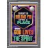 BE UNITED TOGETHER AS A LIVING PLACE OF GOD IN THE SPIRIT  Scripture Portrait Signs  GWANCHOR13016  "25x33"