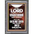 THE LORD HAS NOT GIVEN ME OVER UNTO DEATH  Contemporary Christian Wall Art  GWANCHOR13045  "25x33"