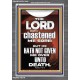 THE LORD HAS NOT GIVEN ME OVER UNTO DEATH  Contemporary Christian Wall Art  GWANCHOR13045  