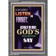 DO WHAT GOD'S TEACHINGS SAY  Children Room Portrait  GWANCHOR9393  