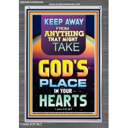 KEEP YOURSELVES FROM IDOLS  Sanctuary Wall Portrait  GWANCHOR9394  "25x33"