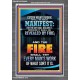 FIRE SHALL TRY EVERY MAN'S WORK  Ultimate Inspirational Wall Art Portrait  GWANCHOR9990  