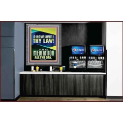 MAKE THE LAW OF THE LORD THY MEDITATION DAY AND NIGHT  Custom Wall Décor  GWANCHOR11825  "25x33"