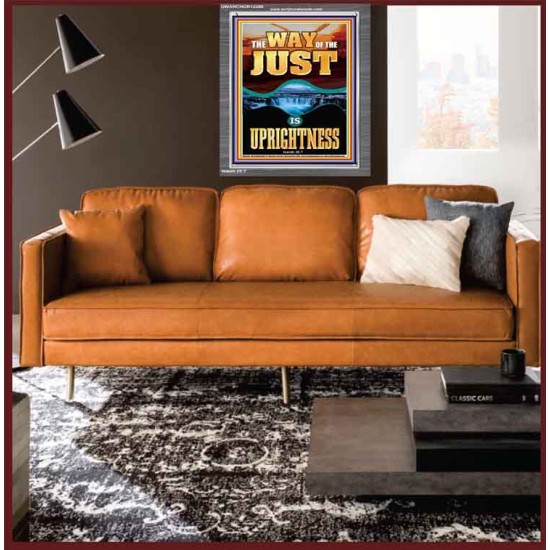 THE WAY OF THE JUST IS UPRIGHTNESS  Scriptural Décor  GWANCHOR12288  
