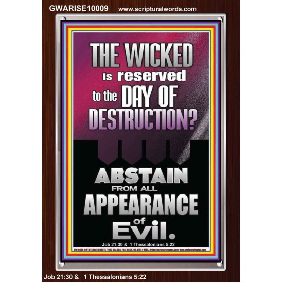 ABSTAIN FROM ALL APPEARANCE OF EVIL  Unique Scriptural Portrait  GWARISE10009  