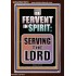 BE FERVENT IN SPIRIT SERVING THE LORD  Unique Scriptural Portrait  GWARISE10018  "25x33"