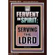 BE FERVENT IN SPIRIT SERVING THE LORD  Unique Scriptural Portrait  GWARISE10018  