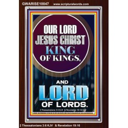 JESUS CHRIST - KING OF KINGS LORD OF LORDS   Bathroom Wall Art  GWARISE10047  "25x33"