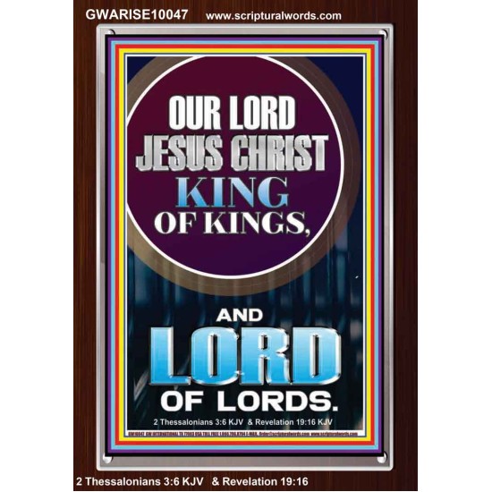 JESUS CHRIST - KING OF KINGS LORD OF LORDS   Bathroom Wall Art  GWARISE10047  