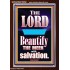 THE MEEK IS BEAUTIFY WITH SALVATION  Scriptural Prints  GWARISE10058  "25x33"