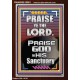 PRAISE GOD IN HIS SANCTUARY  Art & Wall Décor  GWARISE10061  