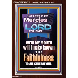 SING OF THE MERCY OF THE LORD  Décor Art Work  GWARISE10071  "25x33"