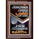 JEHOVAH JIREH IS THE LORD OUR GOD  Contemporary Christian Wall Art Portrait  GWARISE10695  