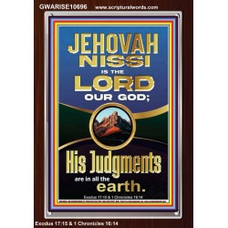 JEHOVAH NISSI IS THE LORD OUR GOD  Christian Paintings  GWARISE10696  "25x33"