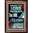 THE LORD GLORY IS ABOVE EARTH AND HEAVEN  Encouraging Bible Verses Portrait  GWARISE11776  "25x33"