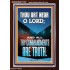 O LORD ALL THY COMMANDMENTS ARE TRUTH  Christian Quotes Portrait  GWARISE11781  "25x33"
