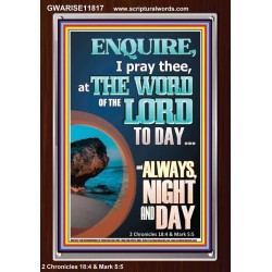 STUDY THE WORD OF THE LORD DAY AND NIGHT  Large Wall Accents & Wall Portrait  GWARISE11817  "25x33"