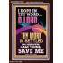 I AM THINE SAVE ME O LORD  Christian Quote Portrait  GWARISE11822  "25x33"
