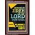 JEHOVAH JIREH HIS JUDGEMENT ARE IN ALL THE EARTH  Custom Wall Décor  GWARISE11840  "25x33"