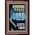 JEHOVAH NISSI HIS JUDGMENTS ARE IN ALL THE EARTH  Custom Art and Wall Décor  GWARISE11841  "25x33"
