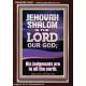 JEHOVAH SHALOM HIS JUDGEMENT ARE IN ALL THE EARTH  Custom Art Work  GWARISE11842  
