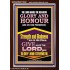 GLORY AND HONOUR ARE IN HIS PRESENCE  Custom Inspiration Scriptural Art Portrait  GWARISE11848  "25x33"