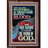 CLOTHED WITH A VESTURE DIPED IN BLOOD AND HIS NAME IS CALLED THE WORD OF GOD  Inspirational Bible Verse Portrait  GWARISE11867  "25x33"