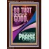 DO THAT WHICH IS GOOD AND YOU SHALL BE APPRECIATED  Bible Verse Wall Art  GWARISE11870  "25x33"