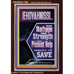 JEHOVAH NISSI A VERY PRESENT HELP  Eternal Power Picture  GWARISE11886  "25x33"