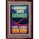 THE ANCIENT OF DAYS JEHOVAH NISSI THE LORD OUR GOD  Ultimate Inspirational Wall Art Picture  GWARISE11908  