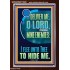 O LORD I FLEE UNTO THEE TO HIDE ME  Ultimate Power Portrait  GWARISE11929  "25x33"