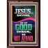 JESUS SAID BE OF GOOD CHEER BE NOT AFRAID  Church Portrait  GWARISE11959  "25x33"