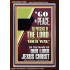 GO IN PEACE THE PRESENCE OF THE LORD BE WITH YOU  Ultimate Power Portrait  GWARISE11965  "25x33"